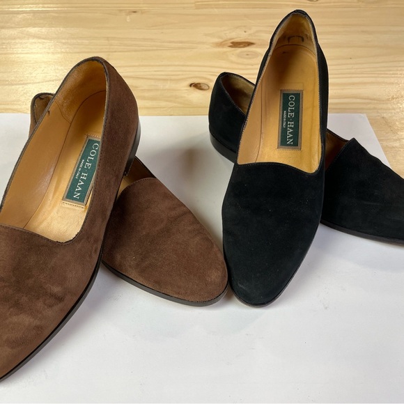 Two pairs of very nice Cole Haan suede flats. - Picture 2 of 5